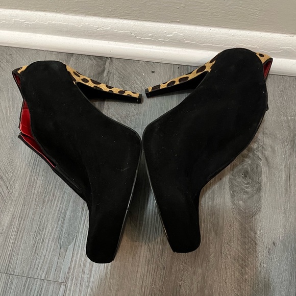 Nine West Leopard Suede Booties - Picture 3 of 6